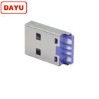 4 Pin Molding Mini Usb Connector Type A With Stainless Steel Shell