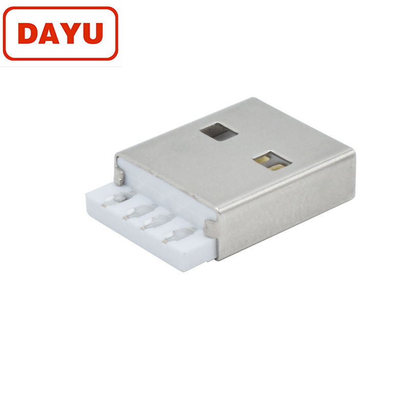 USB A Type 4P Male Fast Charging Connector For Lightning Cable